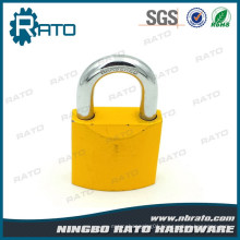 Red Coated Solid Brass Padlock with Paint